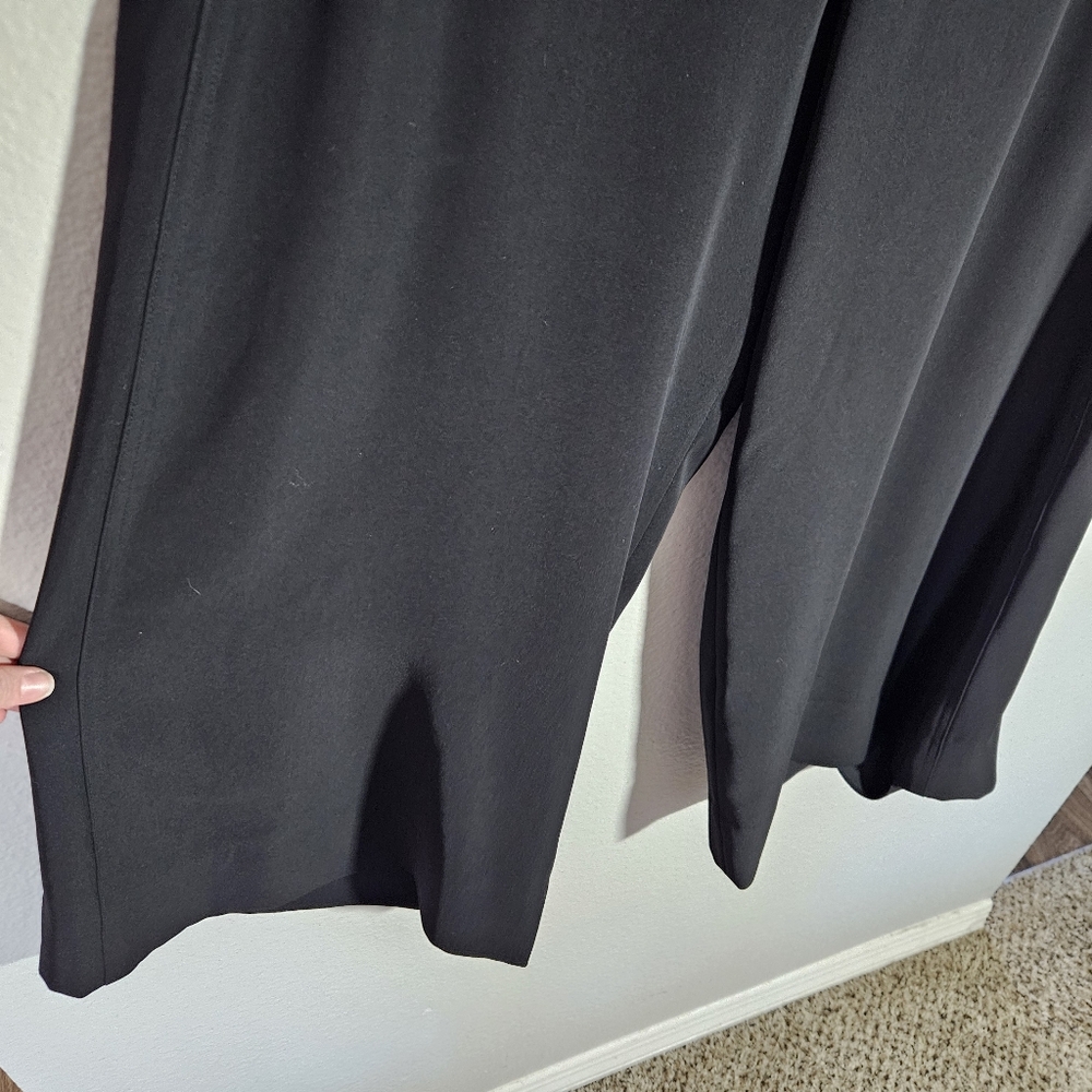 Vince Wide Leg Crop Pants Black Size 8 - Picture 4 of 13
